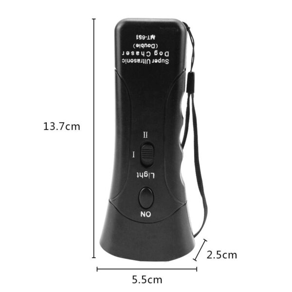 3-in-1 Anti Barking Dog Training Device Ultrasonic Dog Training Repeller  LED Flashlight - Image 5