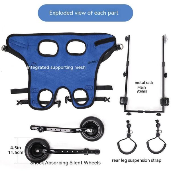 Pet Disabled Dog Wheelchair Scooter - Image 7