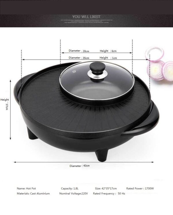 Multifunctional Pot Electric Grill - Image 4