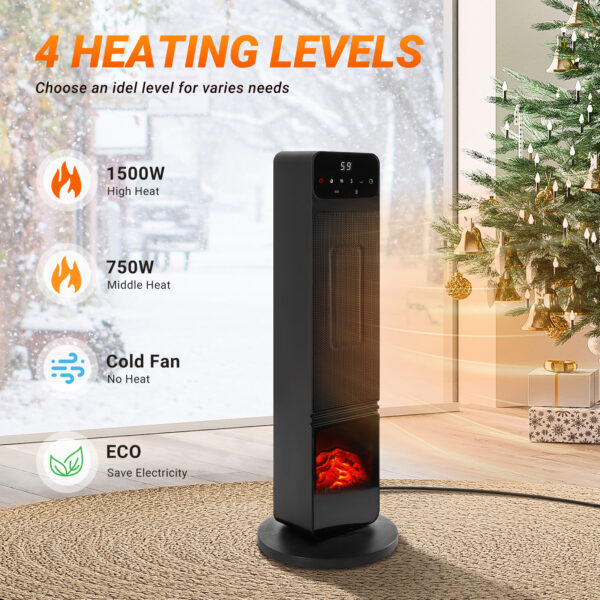 Portable Electric Tower Heater - Image 4