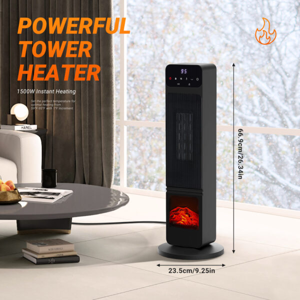 Portable Electric Tower Heater - Image 2