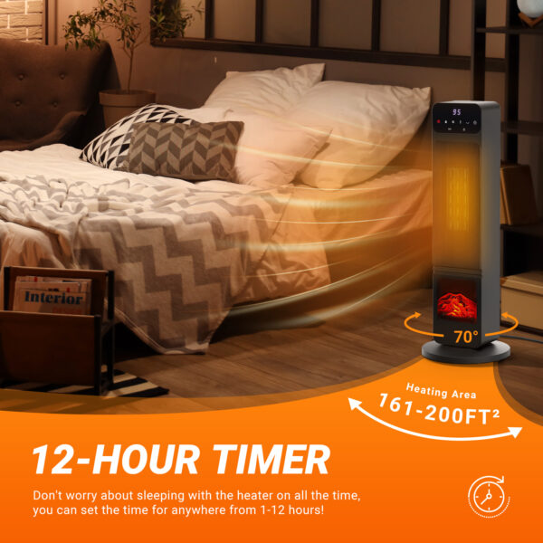 Portable Electric Tower Heater - Image 5