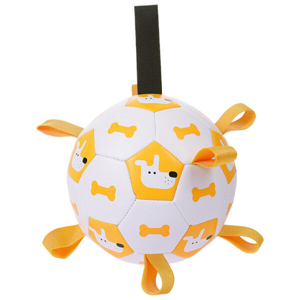 Dog Interactive Football Toys Children Soccer Dog Outdoor Training Balls Pet Sporty Bite Chew Teething Ball With Cute Printing - Image 4