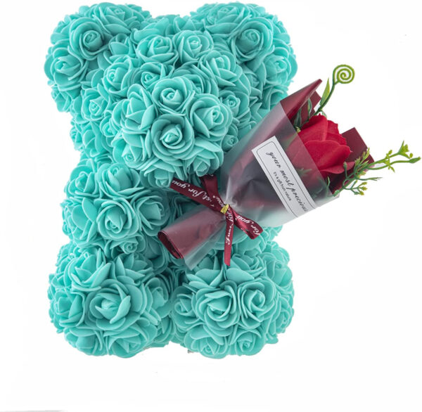 Rose Bear Preserved Fresh Flower Birthday Gift - Image 8