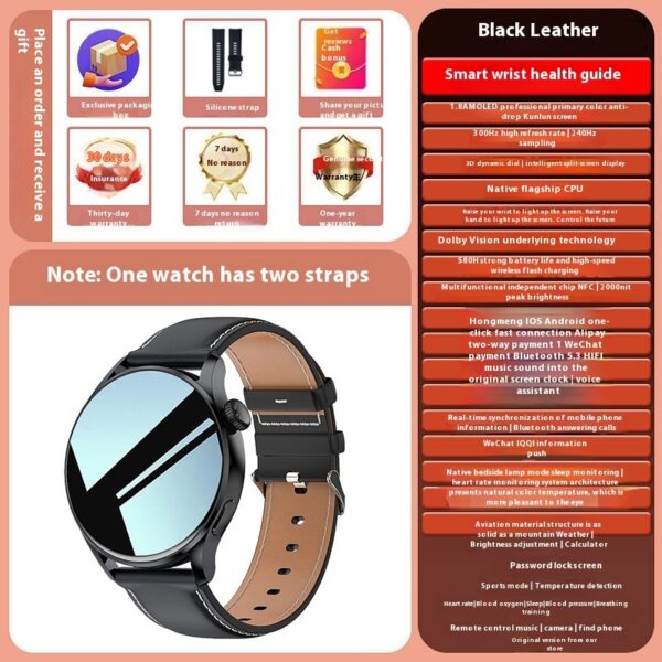 Smart Watch Bluetooth Calling Heart Rate Blood Pressure Multifunction - Image 5