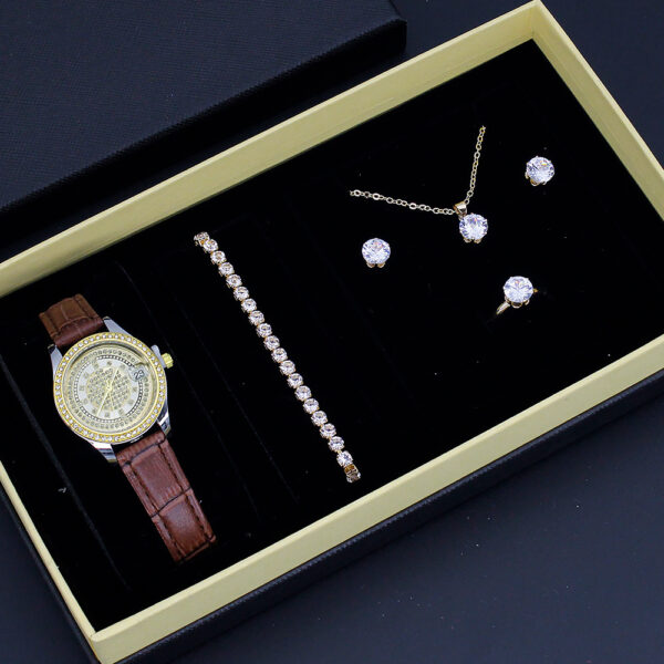 New Ladies Watch Good-looking Cross-border Valentine's Day Watch Jewelry Suit With Decoration - Image 8