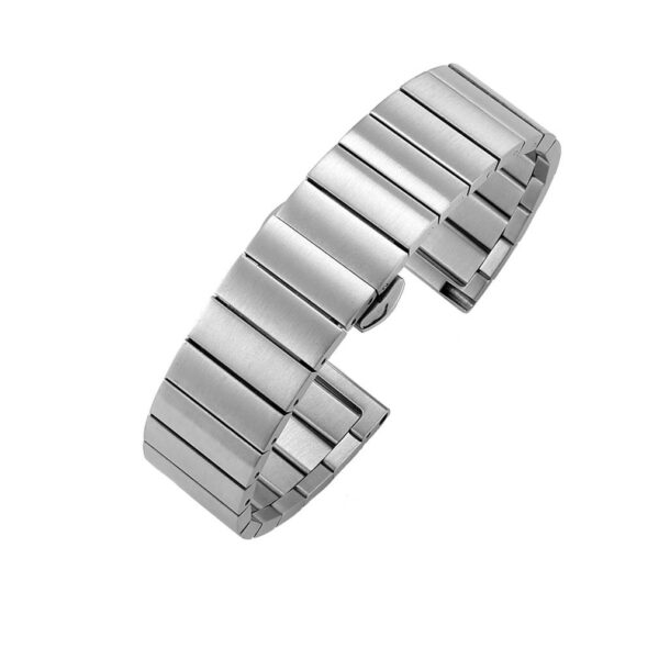 Smart Watch Band Bamboo Stainless Steel Metal Strap - Image 10