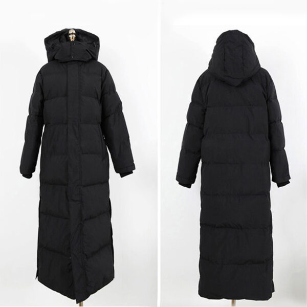 Winter Long Coat Warm Hooded Thickened Parka Jackaet For Women Clothing - Image 2