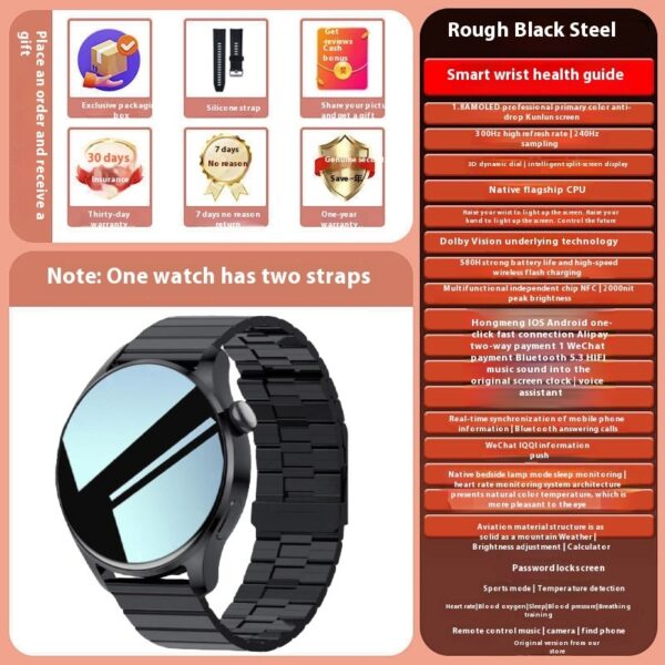 Smart Watch Bluetooth Calling Heart Rate Blood Pressure Multifunction - Image 8