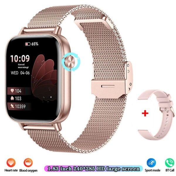 Smart Watch Mobile Pedometer Heart Rate Monitoring Bluetooth Calling 169 Touch Display Smart Bracelet - Image 4