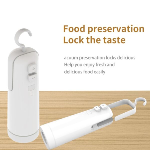 4 In 1 Portable Electric Vacuum Sealer  For Vacuum Storage Bags Kitchen Gadgets - Image 2