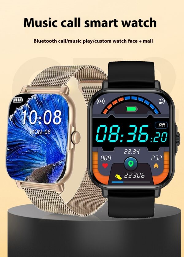 Bluetooth-compatible Calling Smart Watch Message Reminder Sports Heart Rate Sleep Monitoring - Image 4