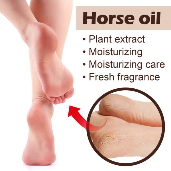 EELHOE Horse Oil Foot Cream Hydrating And Moisturizing Foot Cream Repair Dry, Cracked And Peeling Feet - Image 6