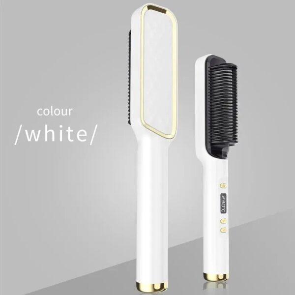 Electric Hot Comb Multifunctional Straight Hair Straightener Comb Negative Ion Anti-Scalding Styling Tool Straightening Brush - Image 4