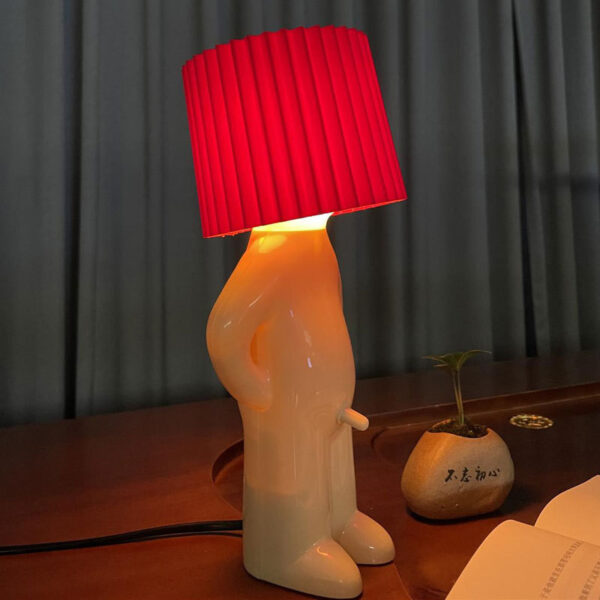 Shy little boy reading lamp - Image 6