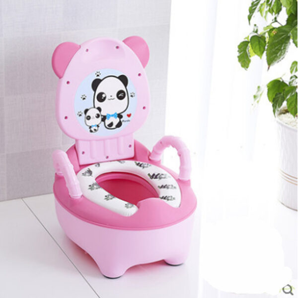 Children's potty baby toilet seat back portable comfort basin - Image 3