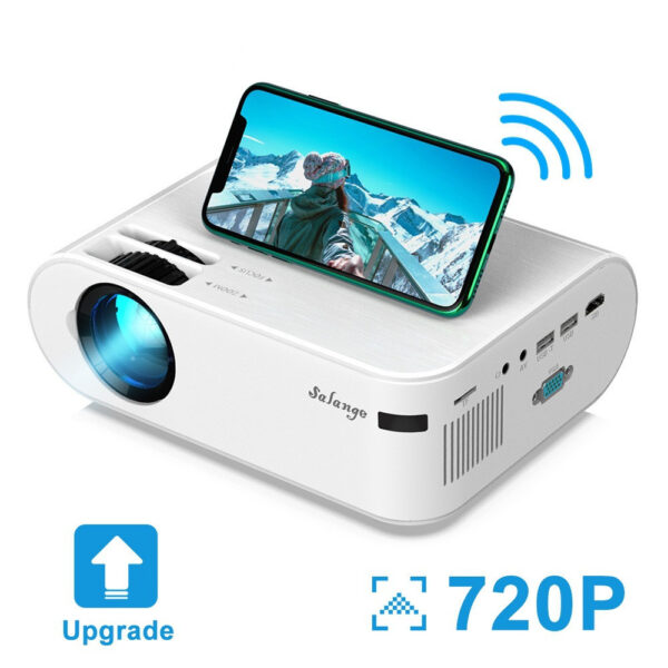 720p Portable Smart Projector P62 Supports Home Office HD Projector - Image 5