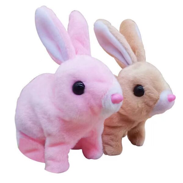 Simulation Pet Plush Electric White Rabbit Toys - Image 7