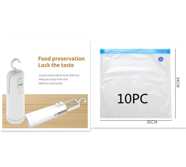 4 In 1 Portable Electric Vacuum Sealer  For Vacuum Storage Bags Kitchen Gadgets - Image 8