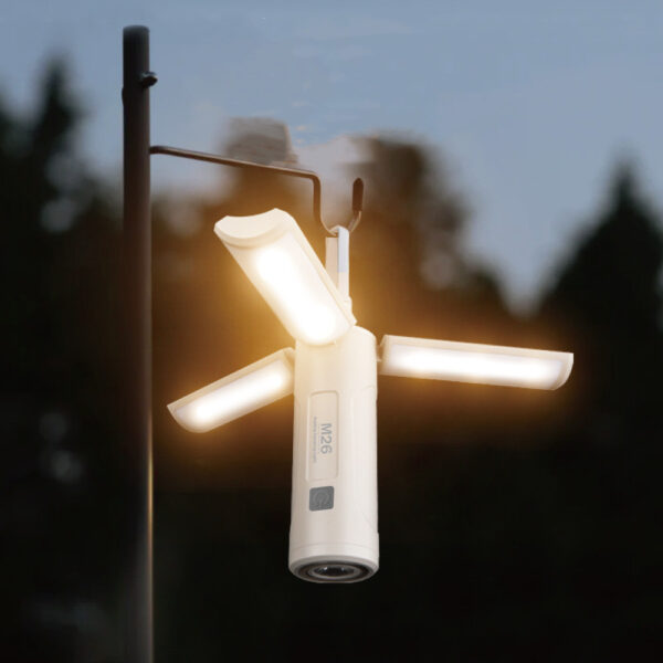 Outdoor LED Camping Lamp Folding Light Type-C USB Function For Emergency Flashlight Lantern - Image 3