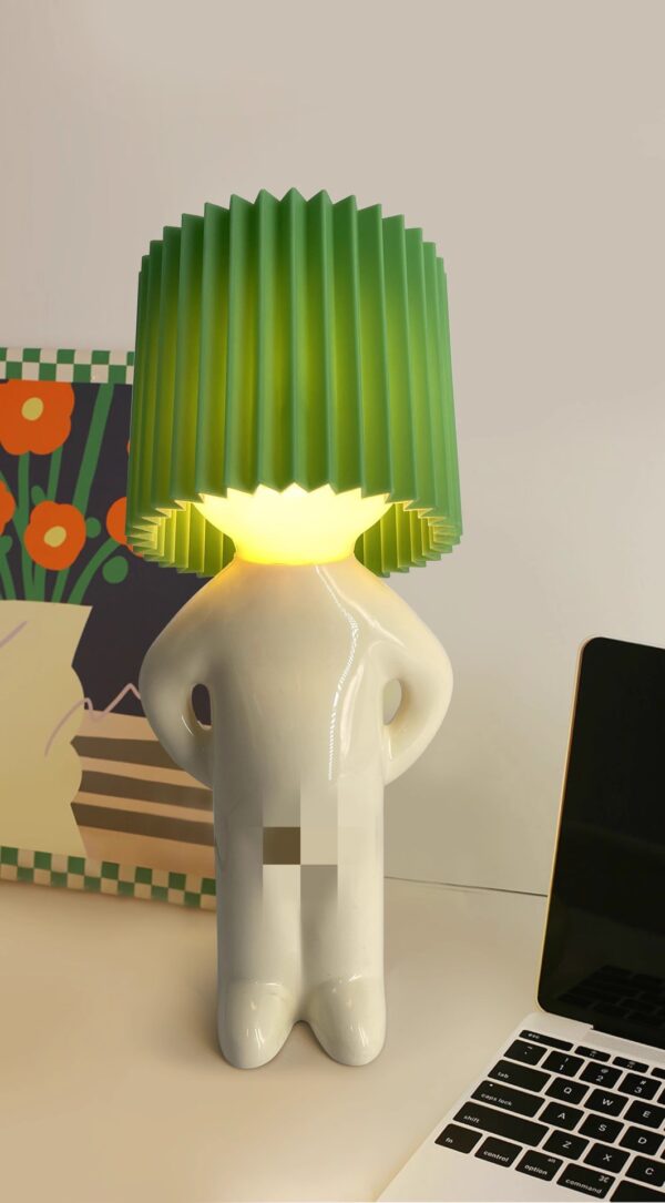 Shy little boy reading lamp - Image 9