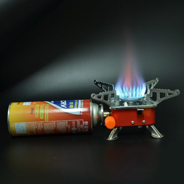 Outdoor Mini Small Square Stove Gas Stove Portable Folding Cassette Stove Camping Stove Picnic Cooker - Image 2