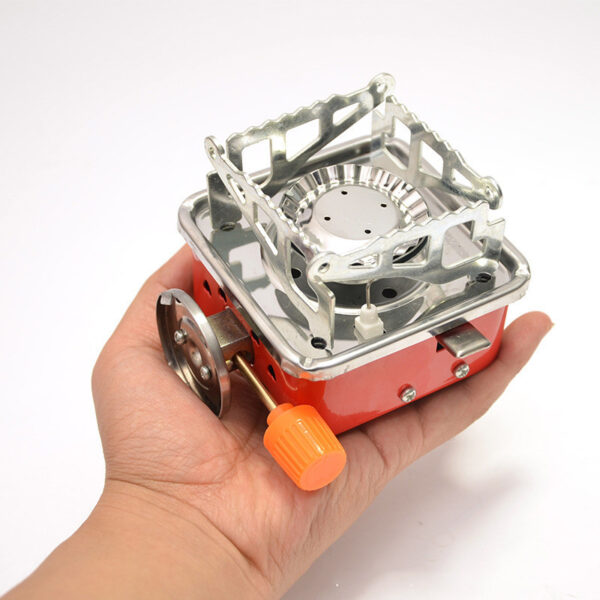 Outdoor Mini Small Square Stove Gas Stove Portable Folding Cassette Stove Camping Stove Picnic Cooker - Image 4