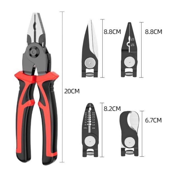 Multi-functional One-to-five Multi-purpose Electrician Wire Stripper - Image 2