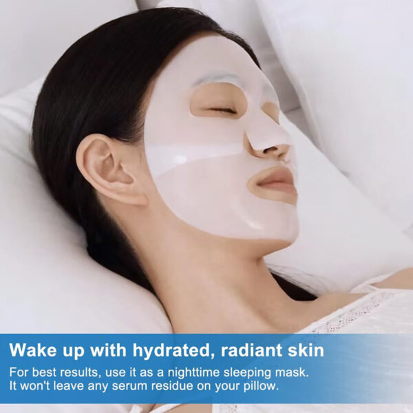 Deep Collagen Overnight Mask The Real Collagen Facial Sheet Masks With Low Molecular Weight Collagen For Elasticity Firming - Image 3