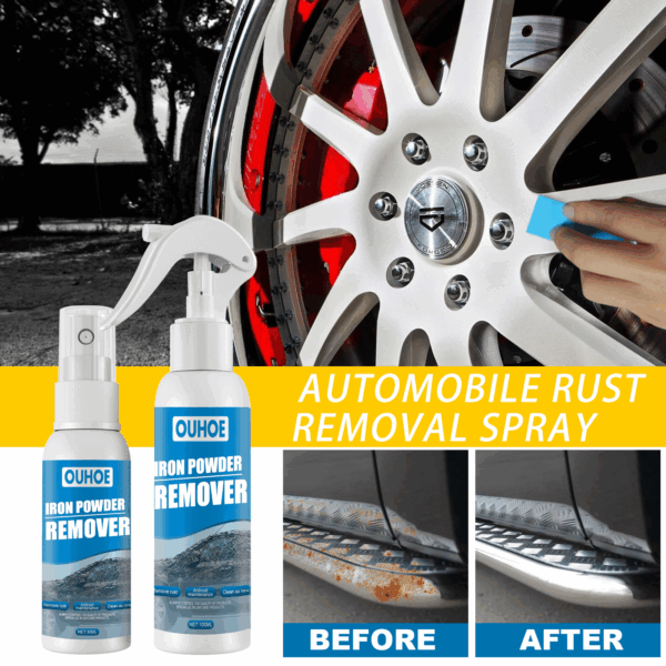 OUHOE Auto Iron Powder Rust Remover Spray Rust Remover Auto Products Stain Remover Rust Remover Cleaning Products - Image 12
