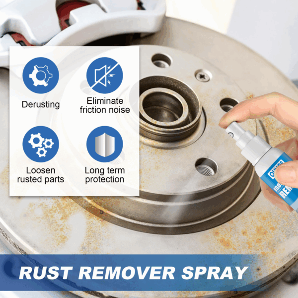 OUHOE Auto Iron Powder Rust Remover Spray Rust Remover Auto Products Stain Remover Rust Remover Cleaning Products - Image 7