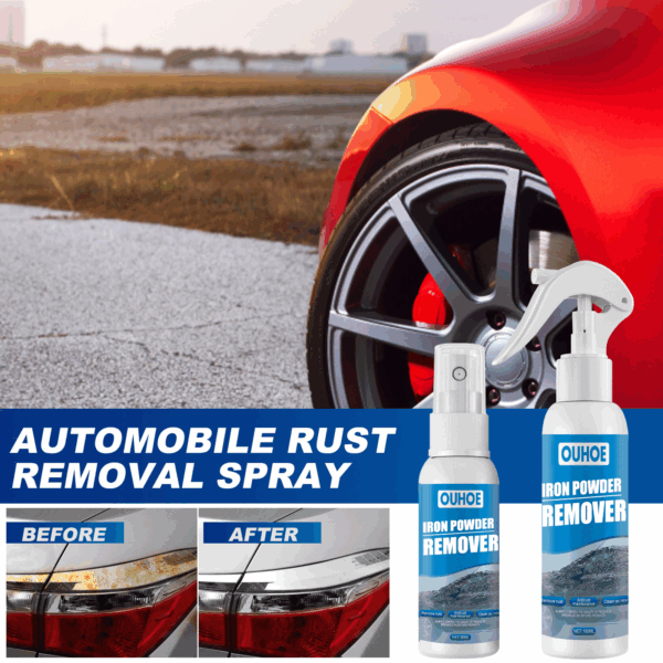 OUHOE Auto Iron Powder Rust Remover Spray Rust Remover Auto Products Stain Remover Rust Remover Cleaning Products - Image 9